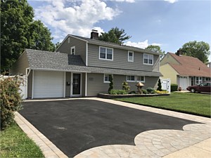 asphalt driveway levitt ranch circle fan design apron toffee onyx cambridge planter wall matryx levittown walkway